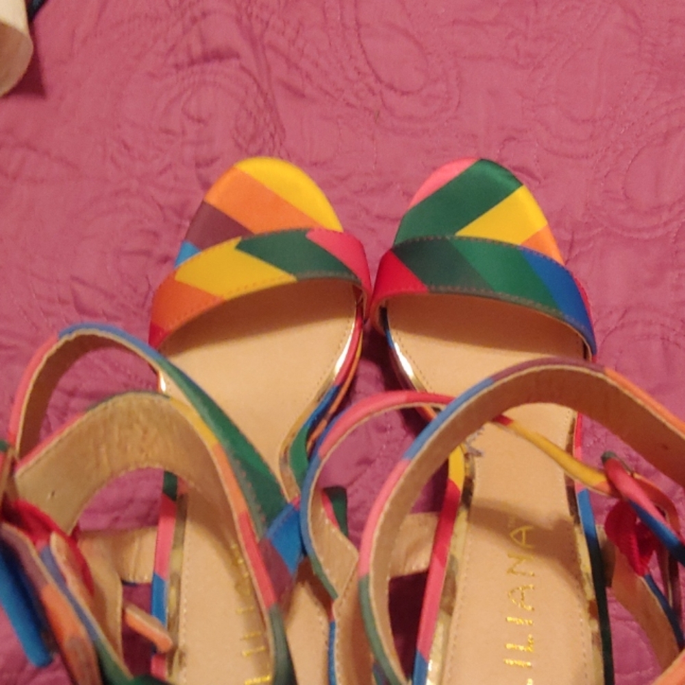 Colorful Rainbow shoes